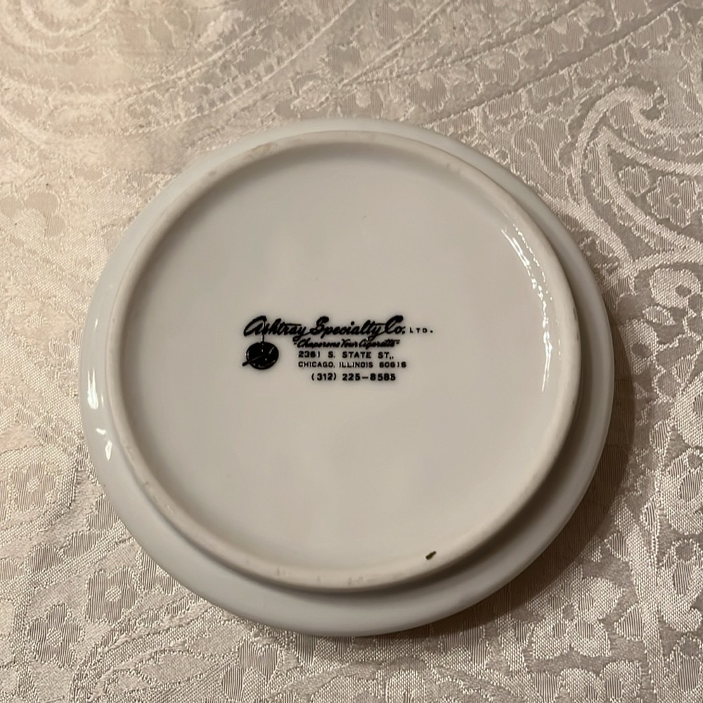 Vintage Ashtray --The Raphael--Chicago-- Ashtray Specialty Co. - Picture 2 of 3